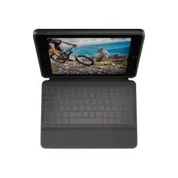 Logitech Rugged Folio - Clavier et étui - Apple Smart connector - AZERTY - Français - graphite - pour Ap... (920-011201)_2